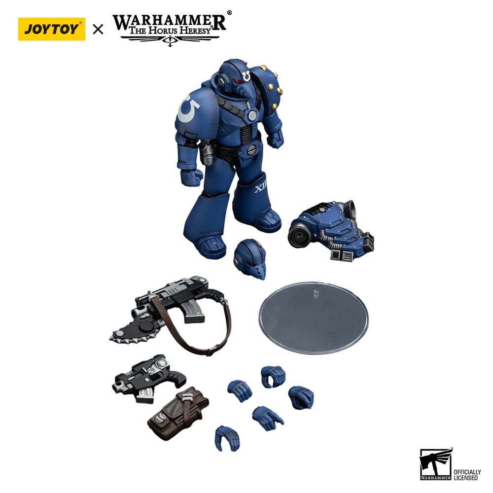 Warhammer The Horus Heresy Action Figure 1/18 Ultramarines MK VI Tactical Squad Legionary with Bolter&amp; Chainblade 20 cm