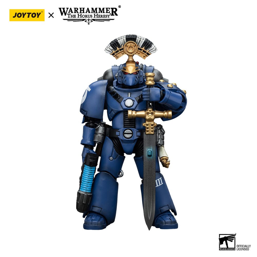 Warhammer The Horus Heresy Action Figure 1/18 Ultramarines MK VI Tactical Squad Sergeant with Plasma Pistol and Power Sword 20 cm