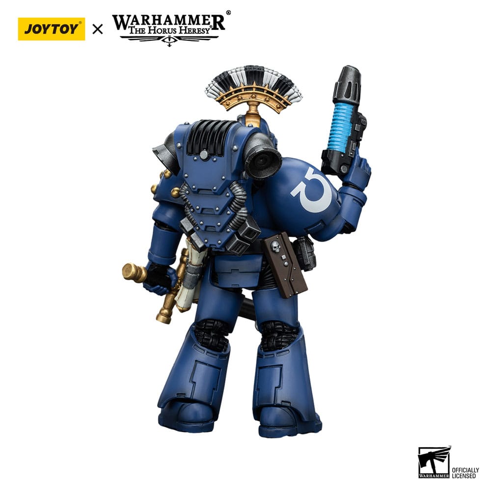 Warhammer The Horus Heresy Action Figure 1/18 Ultramarines MK VI Tactical Squad Sergeant with Plasma Pistol and Power Sword 20 cm