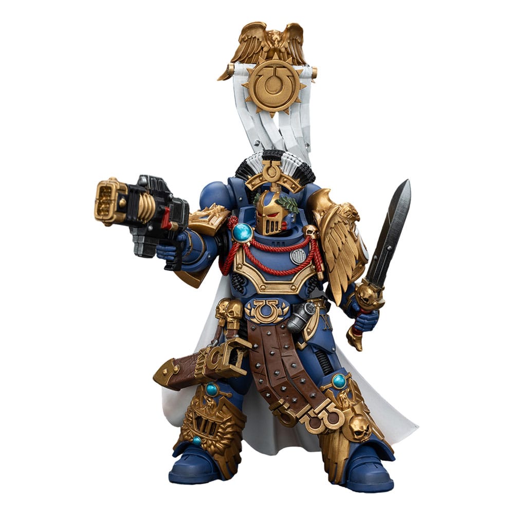 Warhammer The Horus Heresy Action Figure 1/18 Ultramarines Legion Praetor with Power Sword and Volkite Serpenta 20 cm