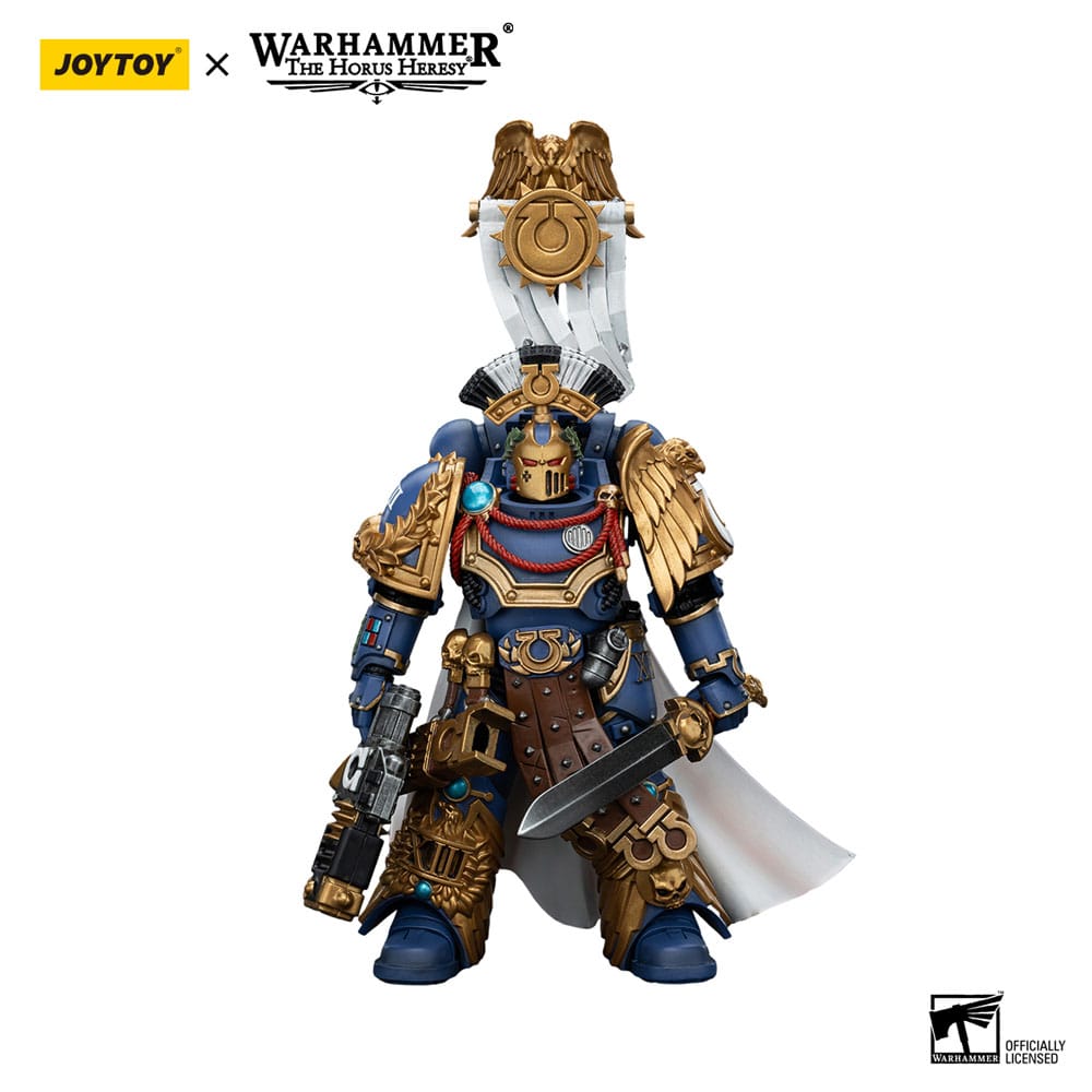 Warhammer The Horus Heresy Action Figure 1/18 Ultramarines Legion Praetor with Power Sword and Volkite Serpenta 20 cm