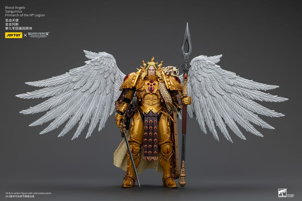 Warhammer The Horus Heresy Action Figure 1/18 Blood Angels Sanguinius Primarch of the IXth Legion 19 cm