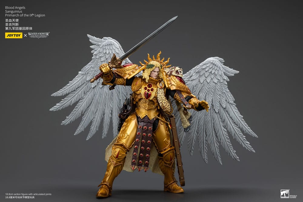 Warhammer The Horus Heresy Action Figure 1/18 Blood Angels Sanguinius Primarch of the IXth Legion 19 cm