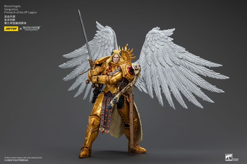 Warhammer The Horus Heresy Action Figure 1/18 Blood Angels Sanguinius Primarch of the IXth Legion 19 cm