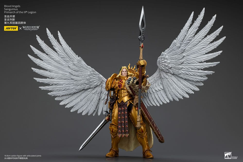 Warhammer The Horus Heresy Action Figure 1/18 Blood Angels Sanguinius Primarch of the IXth Legion 19 cm