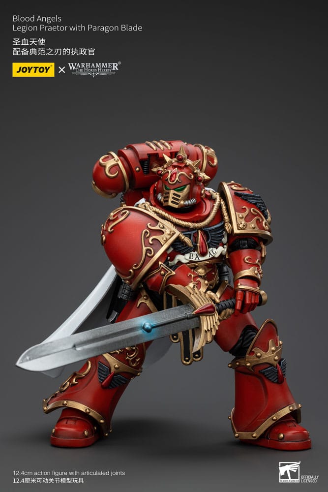 Warhammer The Horus Heresy Action Figure 1/18 Blood Angels Legion Praetor with Paragon Blade 13 cm