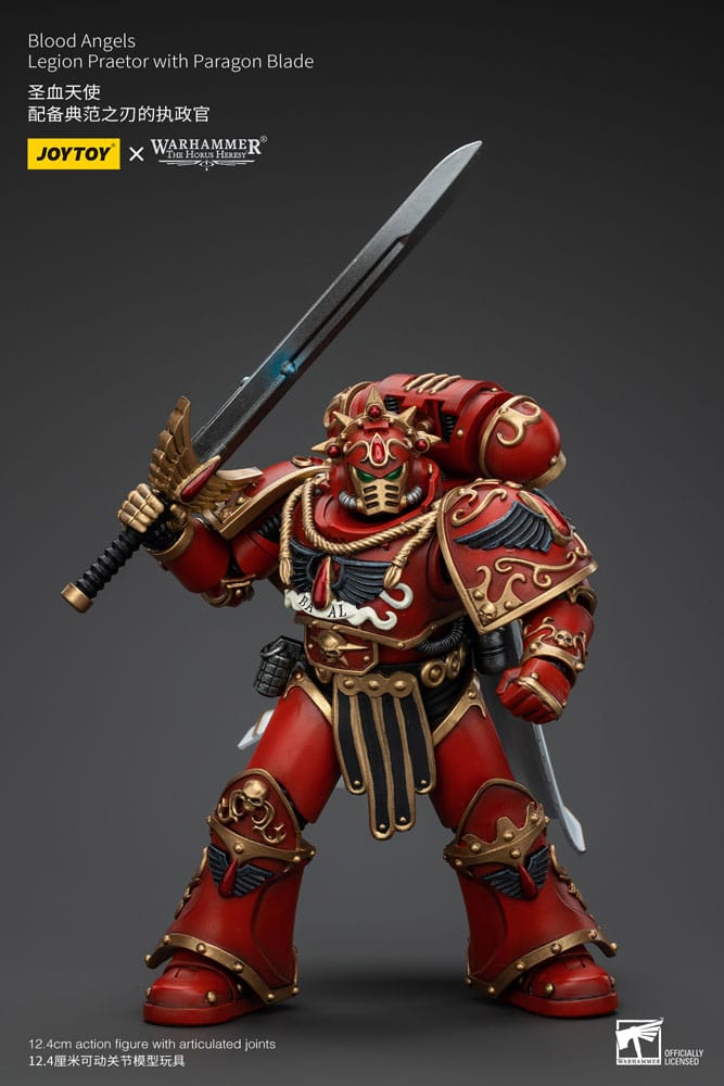 Warhammer The Horus Heresy Action Figure 1/18 Blood Angels Legion Praetor with Paragon Blade 13 cm