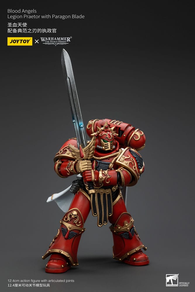 Warhammer The Horus Heresy Action Figure 1/18 Blood Angels Legion Praetor with Paragon Blade 13 cm