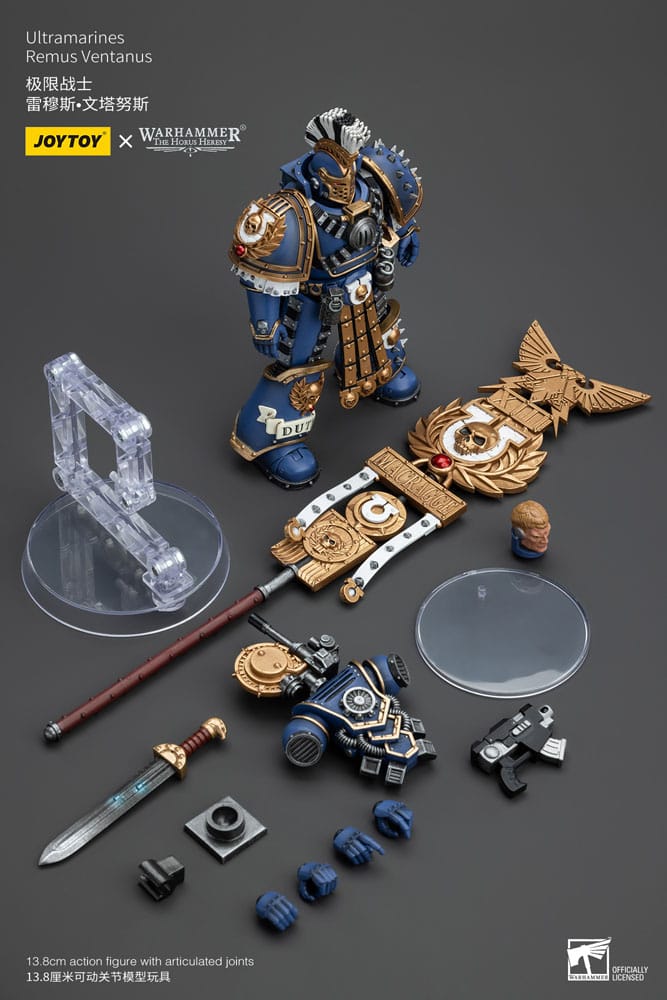 Warhammer The Horus Heresy Action Figure 1/18 Ultramarines Remus Ventanus 14 cm