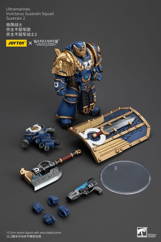 Warhammer The Horus Heresy Action Figure 1/18 Ultramarines Invictarus Suzerain Squad Suzerain 2 12 cm