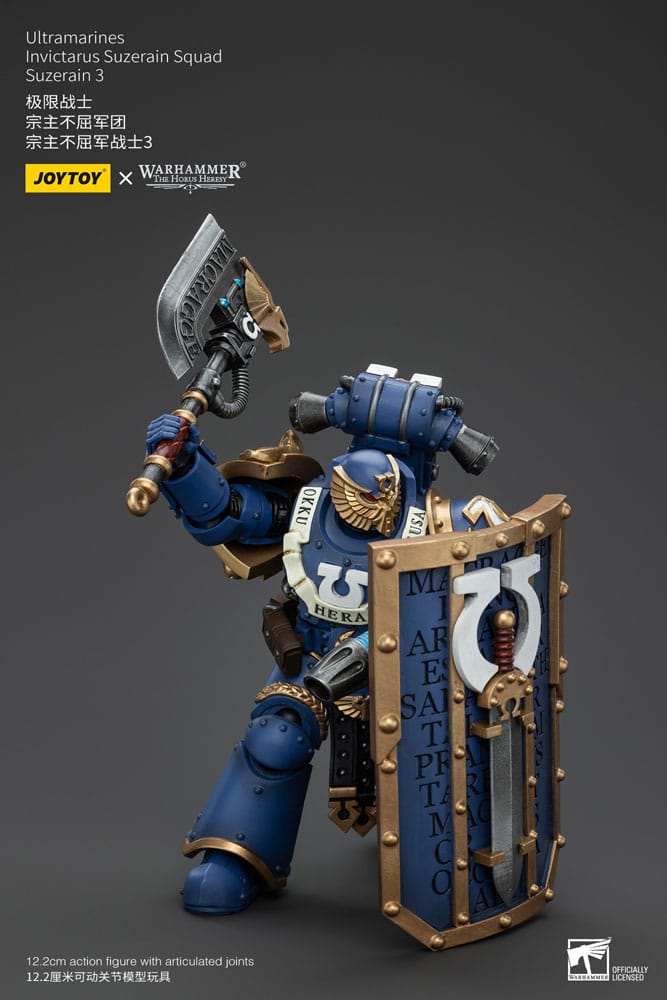 Warhammer The Horus Heresy Action Figure 1/18 Ultramarines Invictarus Suzerain Squad Suzerain 3 12 cm