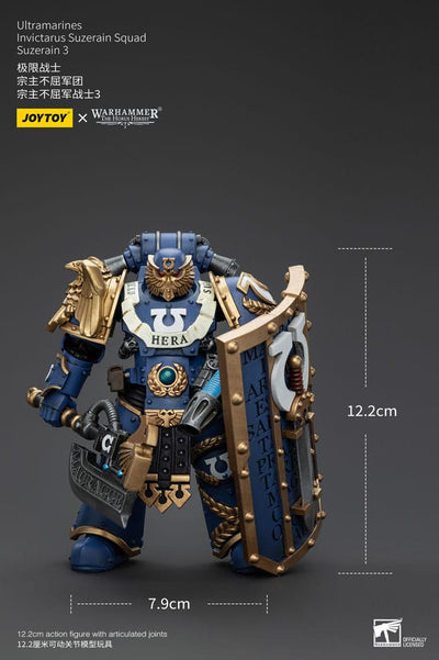 Warhammer The Horus Heresy Action Figure 1/18 Ultramarines Invictarus Suzerain Squad Suzerain 3 12 cm