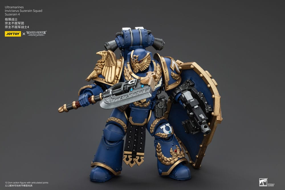 Warhammer The Horus Heresy Action Figure 1/18 Ultramarines Invictarus Suzerain Squad Suzerain 4 12 cm