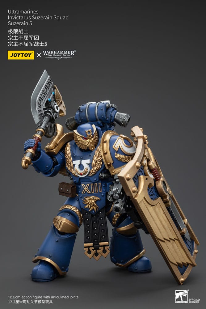 Warhammer The Horus Heresy Action Figure 1/18 Ultramarines Invictarus Suzerain Squad Suzerain 5 12 cm