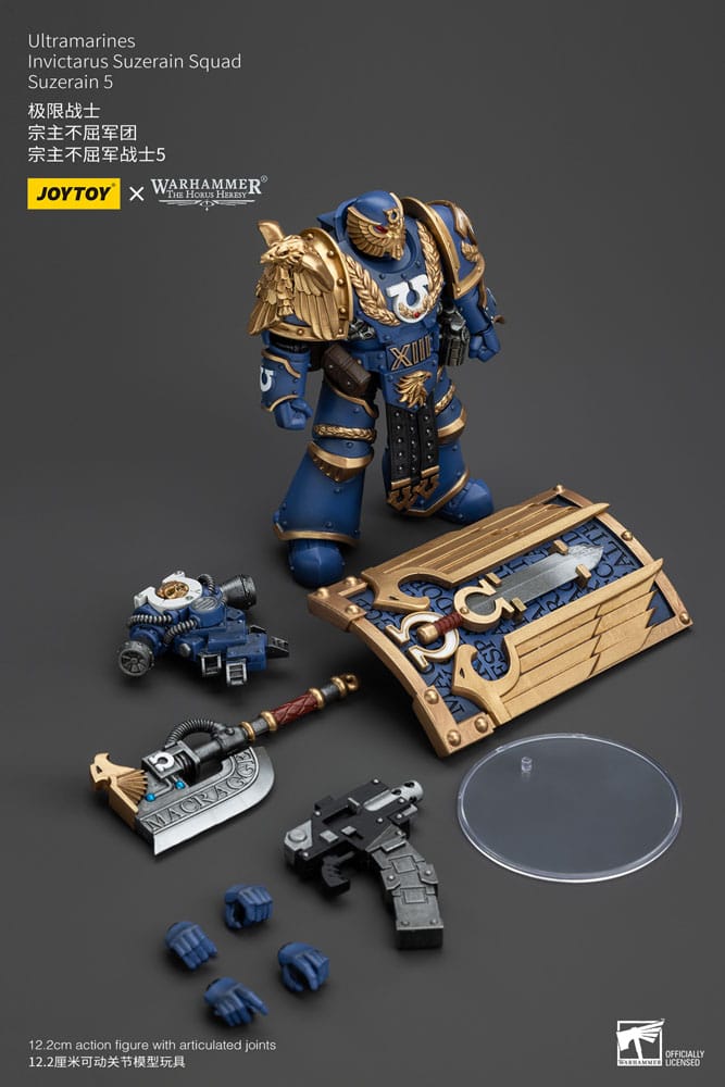 Warhammer The Horus Heresy Action Figure 1/18 Ultramarines Invictarus Suzerain Squad Suzerain 5 12 cm