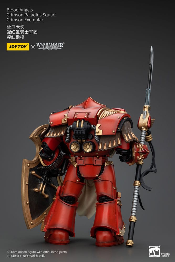 Warhammer The Horus Heresy Action Figure 1/18 Blood Angels Crimson Paladins Squad Crimson Exemplar 14 cm