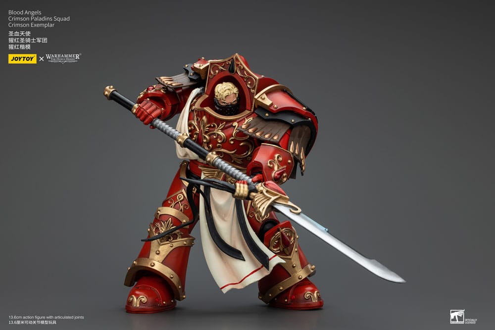 Warhammer The Horus Heresy Action Figure 1/18 Blood Angels Crimson Paladins Squad Crimson Exemplar 14 cm