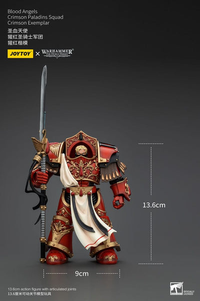 Warhammer The Horus Heresy Action Figure 1/18 Blood Angels Crimson Paladins Squad Crimson Exemplar 14 cm