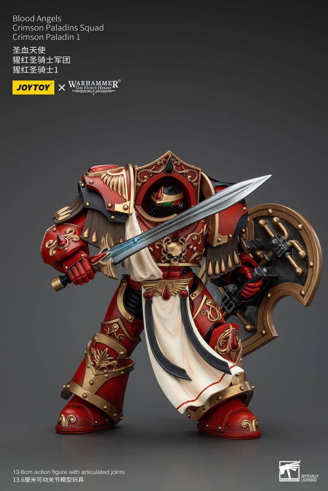 Warhammer The Horus Heresy Action Figure 1/18 Blood Angels Crimson Paladins Squad Crimson Paladin 1 14 cm