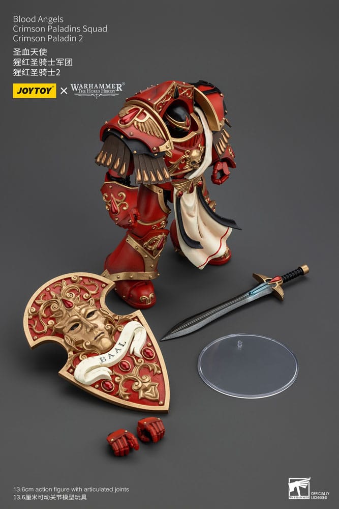 Warhammer The Horus Heresy Action Figure 1/18 Blood Angels Crimson Paladins Squad Crimson Paladin 2 14 cm