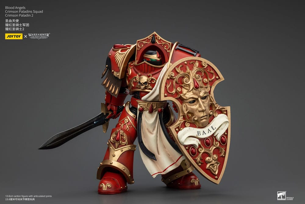 Warhammer The Horus Heresy Action Figure 1/18 Blood Angels Crimson Paladins Squad Crimson Paladin 2 14 cm