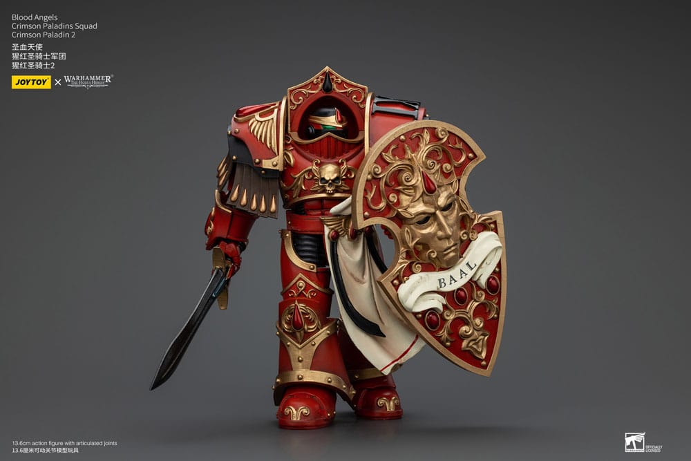 Warhammer The Horus Heresy Action Figure 1/18 Blood Angels Crimson Paladins Squad Crimson Paladin 2 14 cm