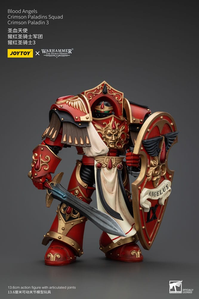 Warhammer The Horus Heresy Action Figure 1/18 Blood Angels Crimson Paladins Squad Crimson Paladin 3 14 cm