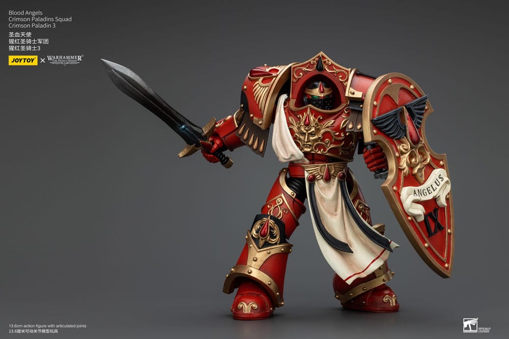 Warhammer The Horus Heresy Action Figure 1/18 Blood Angels Crimson Paladins Squad Crimson Paladin 3 14 cm