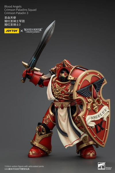 Warhammer The Horus Heresy Action Figure 1/18 Blood Angels Crimson Paladins Squad Crimson Paladin 3 14 cm