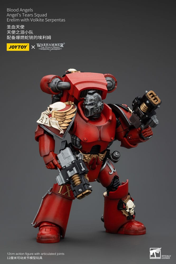 Warhammer The Horus Heresy Action Figure 1/18 Blood Angels Angel's Tears SquadErelim with Volkite Serpentas 12 cm