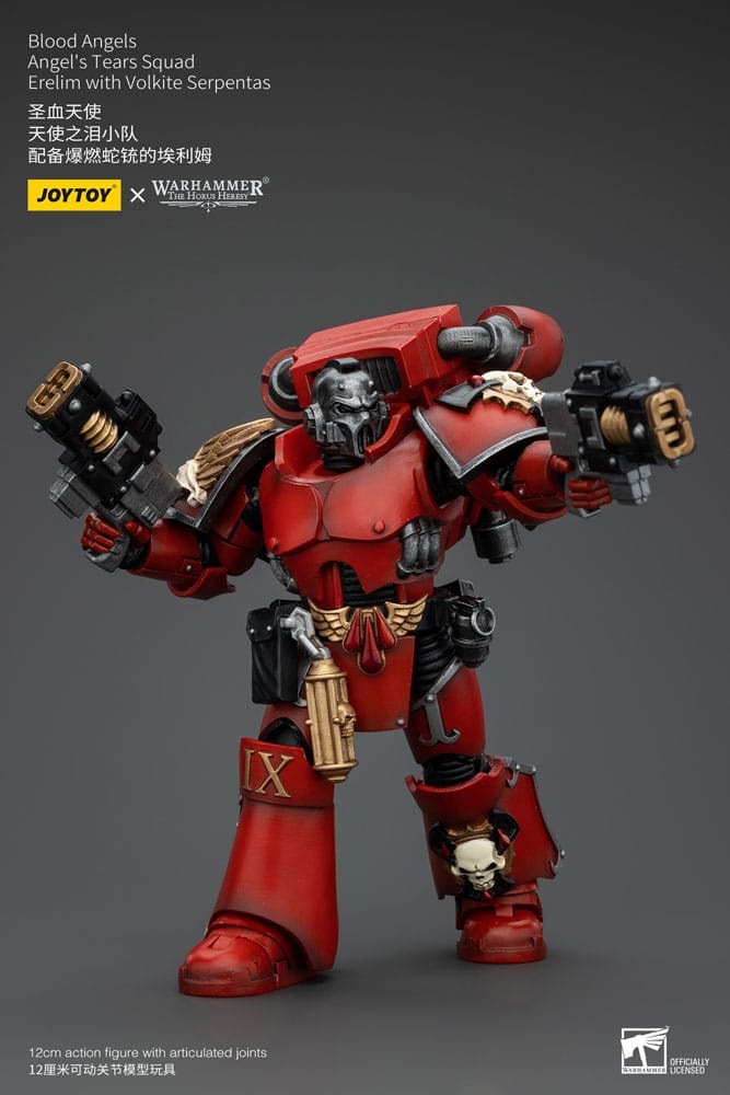 Warhammer The Horus Heresy Action Figure 1/18 Blood Angels Angel's Tears SquadErelim with Volkite Serpentas 12 cm