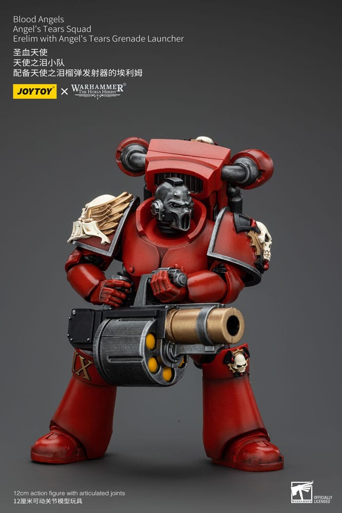 Warhammer The Horus Heresy Action Figure 1/18 Blood Angels Angel's Tears Squad Erelim with Angel's Tears Grenade Launcher 12 cm