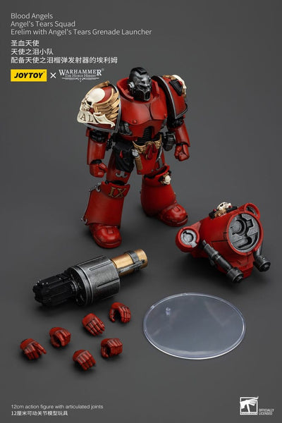 Warhammer The Horus Heresy Action Figure 1/18 Blood Angels Angel's Tears Squad Erelim with Angel's Tears Grenade Launcher 12 cm