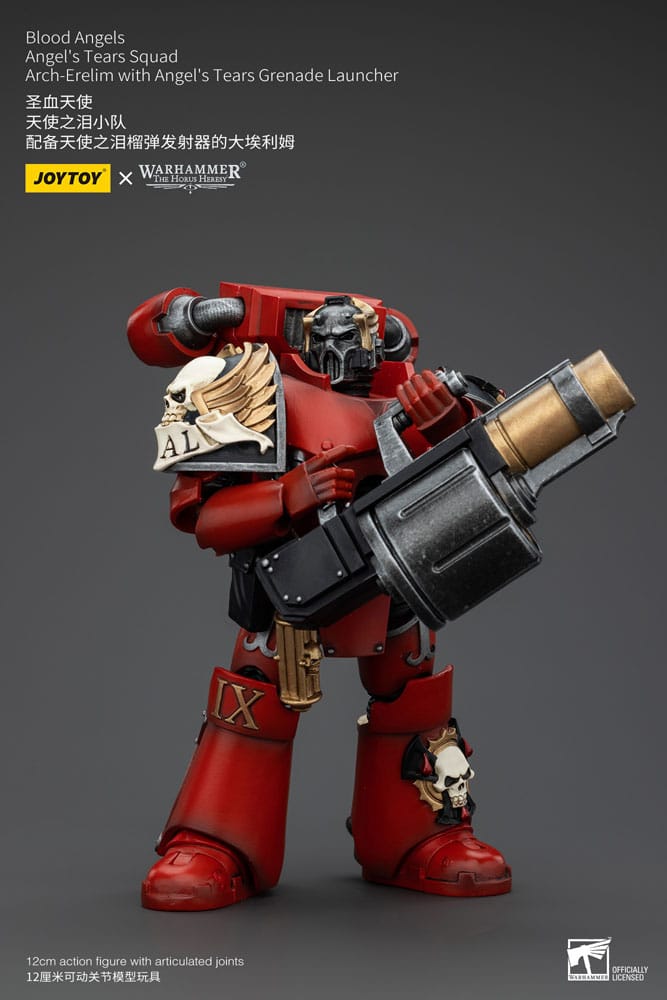 Warhammer The Horus Heresy Action Figure 1/18 Blood Angels Angel's Tears Squad Arch-Erelim with Angel's Tears Grenade Launcher 12 cm