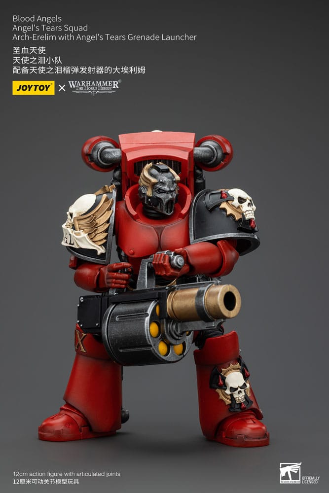 Warhammer The Horus Heresy Action Figure 1/18 Blood Angels Angel's Tears Squad Arch-Erelim with Angel's Tears Grenade Launcher 12 cm