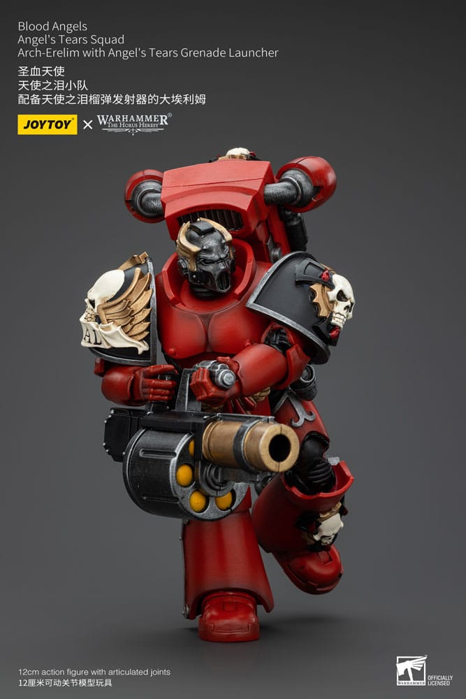 Warhammer The Horus Heresy Action Figure 1/18 Blood Angels Angel's Tears Squad Arch-Erelim with Angel's Tears Grenade Launcher 12 cm