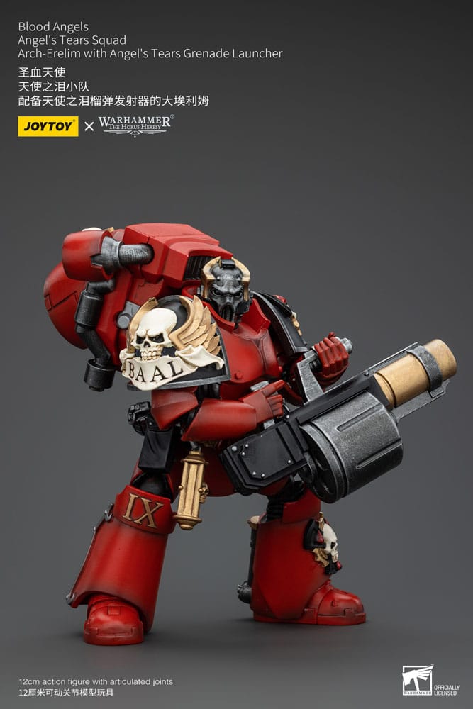 Warhammer The Horus Heresy Action Figure 1/18 Blood Angels Angel's Tears Squad Arch-Erelim with Angel's Tears Grenade Launcher 12 cm