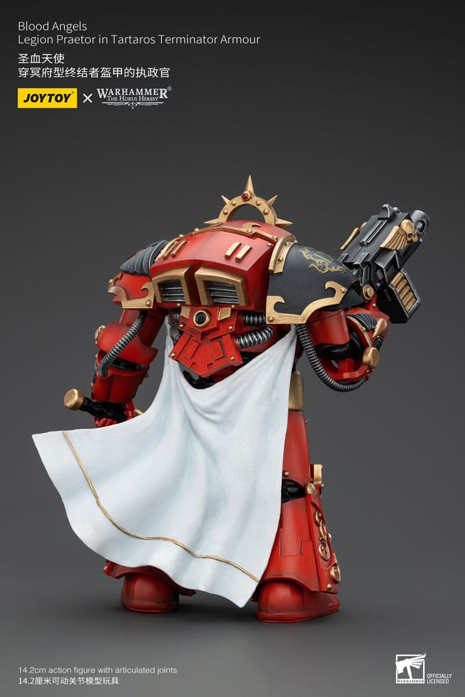 Warhammer The Horus Heresy Action Figure 1/18 Blood Angels Legion Praetor in Tartaros Terminator Armour 14 cm