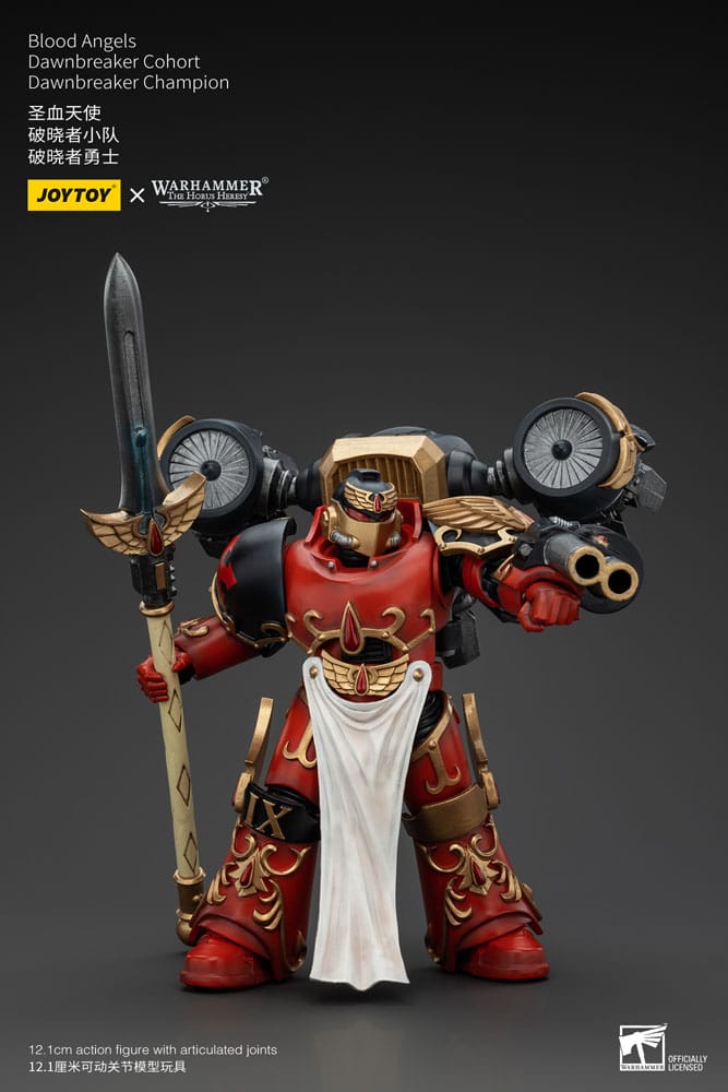 Warhammer The Horus Heresy Action Figure 1/18 Blood Angels Raldoron First Captain of the Blood Angels 13 cm