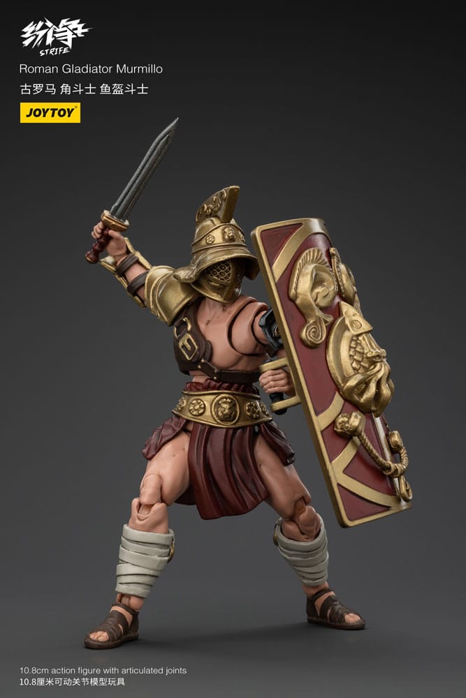 Strife Action Figure 1/18 Roman Gladiator Murmillo 11 cm