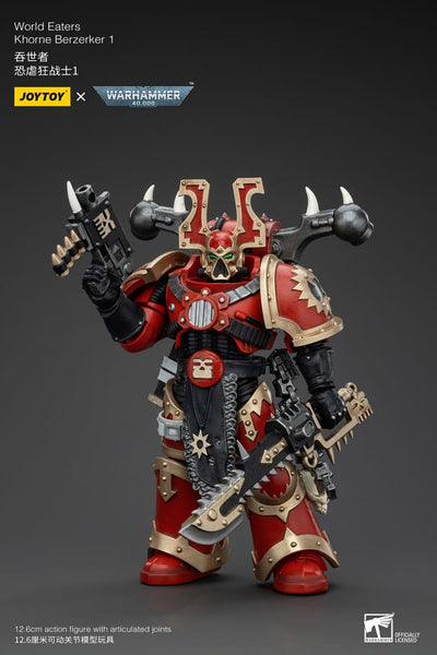 Warhammer 40k Action Figure 1/18 World Eaters Khorne Berzerker 1 13 cm