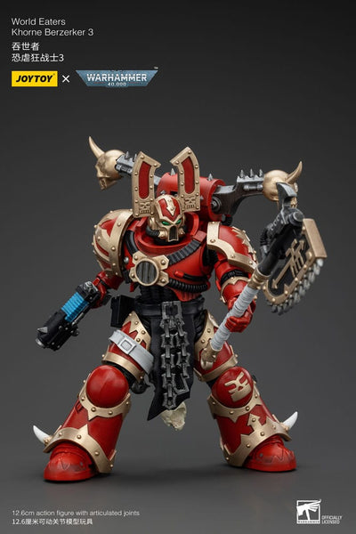 Warhammer 40k Action Figure 1/18 World Eaters Khorne Berzerker 3 13 cm