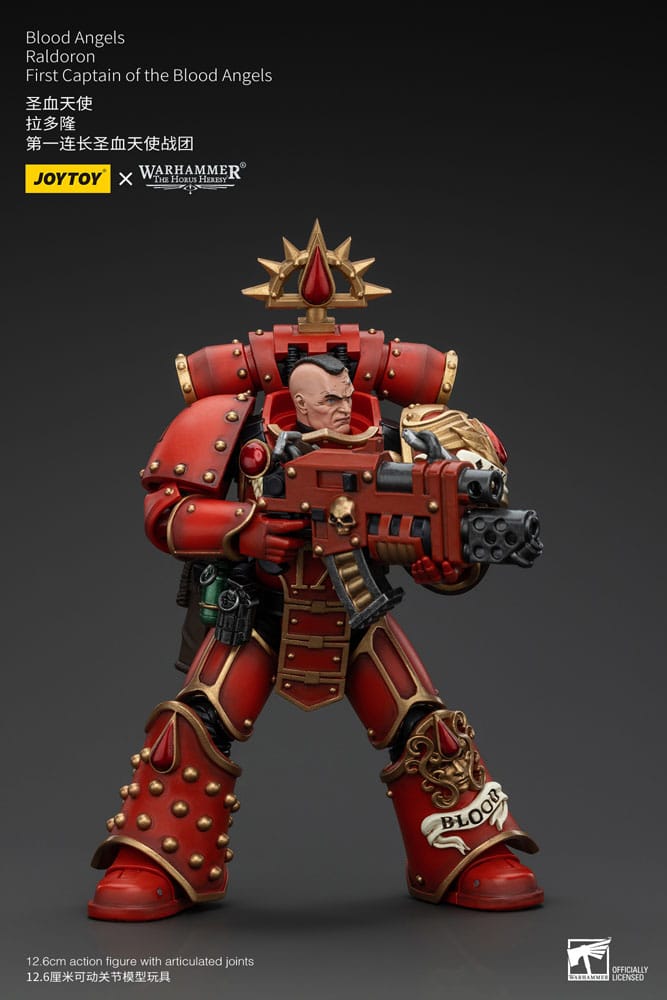 Warhammer The Horus Heresy Action Figure 1/18 Blood Angels Raldoron First Captain of the Blood Angels 13 cm