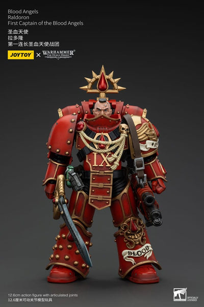 Warhammer The Horus Heresy Action Figure 1/18 Blood Angels Raldoron First Captain of the Blood Angels 13 cm