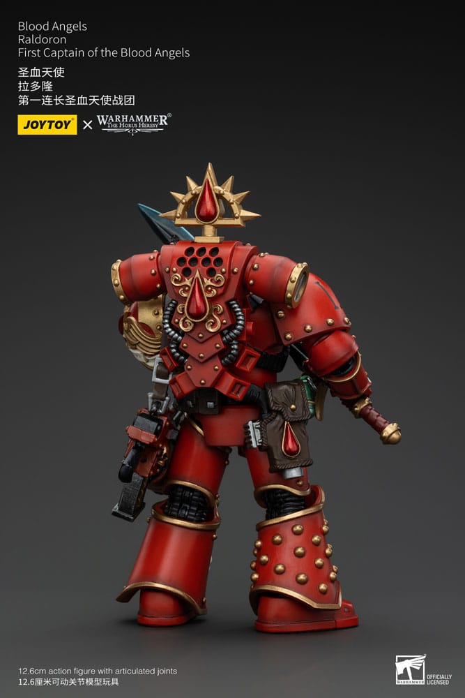 Warhammer The Horus Heresy Action Figure 1/18 Blood Angels Raldoron First Captain of the Blood Angels 13 cm