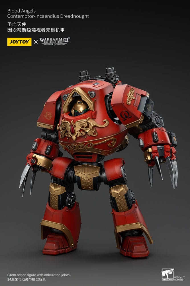 Warhammer The Horus Heresy Action Figure 1/18 Blood Angels Contemptor-Incaendius Dreadnought 24 cm    - Damaged packaging