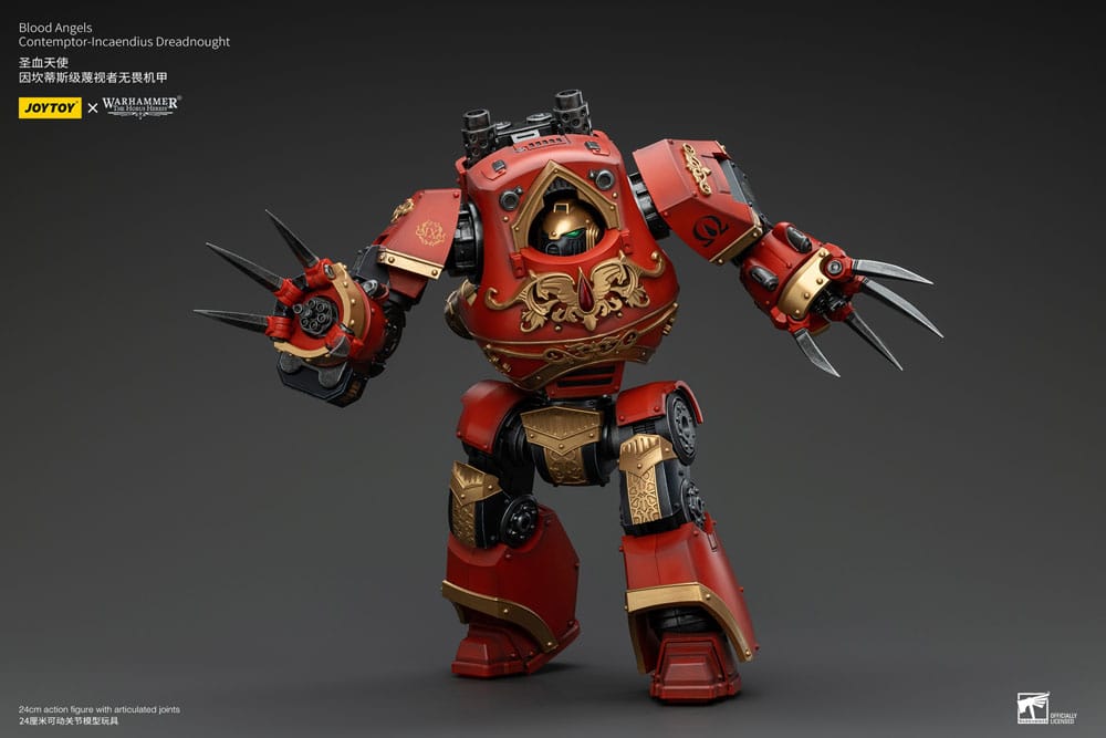 Warhammer The Horus Heresy Action Figure 1/18 Blood Angels Contemptor-Incaendius Dreadnought 24 cm    - Damaged packaging
