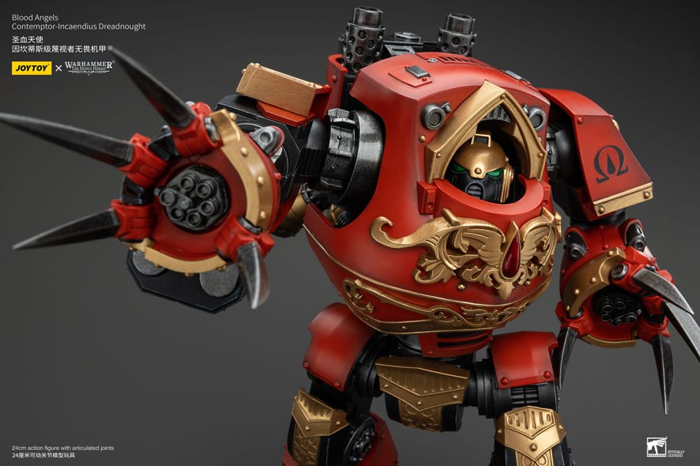 Warhammer The Horus Heresy Action Figure 1/18 Blood Angels Contemptor-Incaendius Dreadnought 24 cm    - Damaged packaging