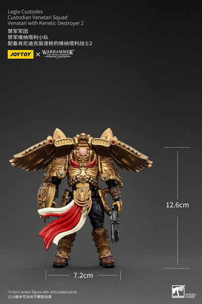 Warhammer The Horus Heresy Action Figure 1/18 Legio Custodes Custodian Venatari Squad Venatari with Kenetic Destroyer 2 13 cm