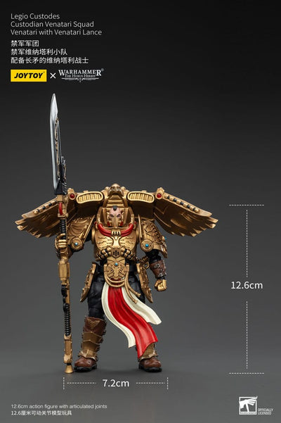 Warhammer The Horus Heresy Action Figure 1/18 Legio Custodes Custodian Venatari Squad Venatari with Venatari Lance 13 cm